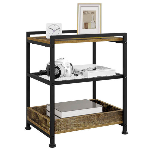 Table de Chevet Industriel Métal