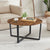 Table Basse Ronde Bois et Metal