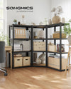 Etagère d'angle industrielle