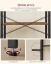 Luxueux Etagère Industrielle Bois et Métal de qualité