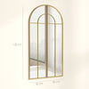 Authentique Miroir Verrière Doré tendance
