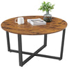 Magnifique Table Basse Ronde Bois et Métal pour la maison